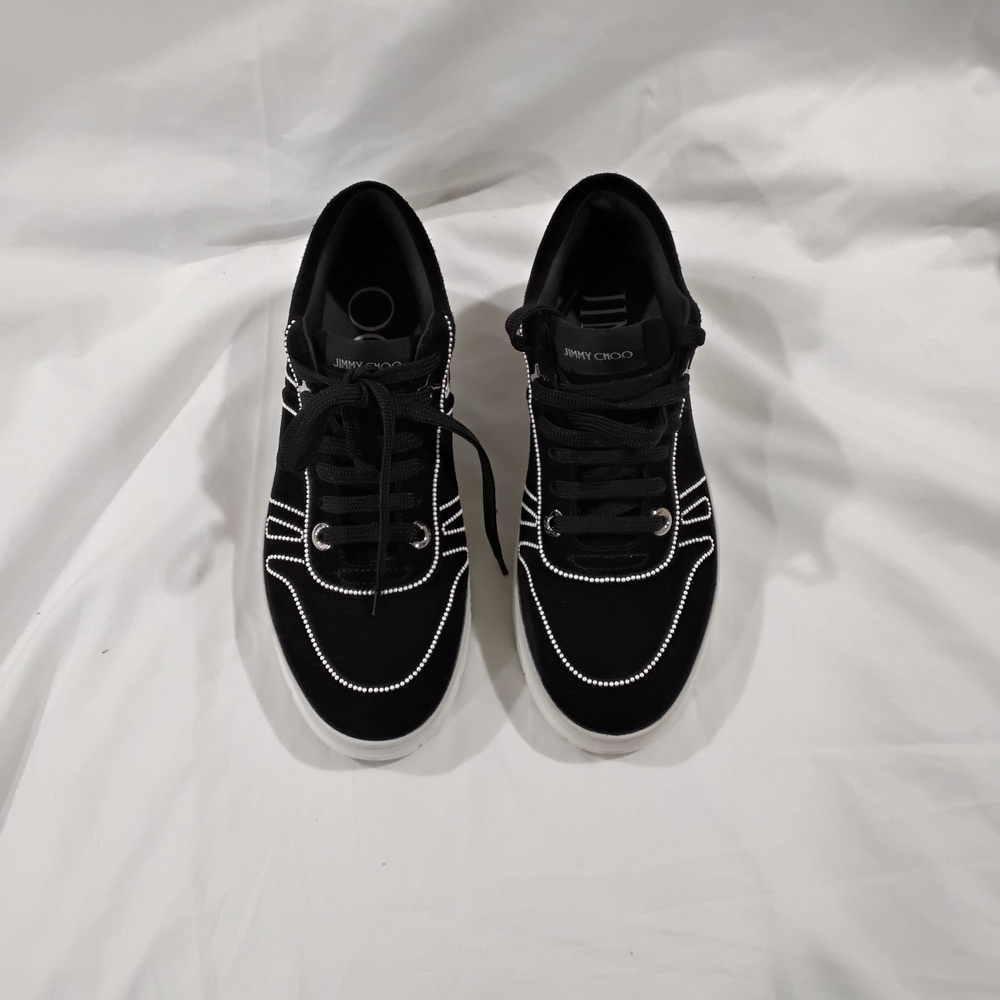 Jimmy Choo Men Black Men's Sneakers Size 38